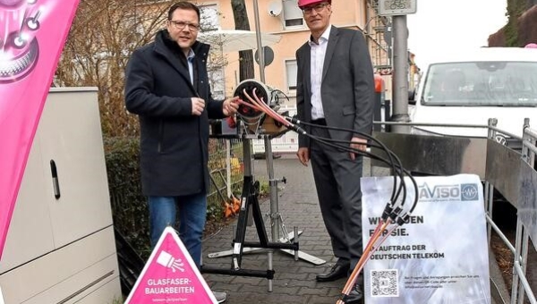 Glasfaser-Bauarbeiten in Neckarau schreiten voran